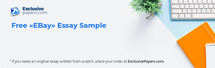 Free «EBay» Essay Sample