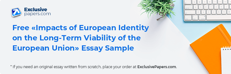 Free «Impacts of European Identity on the Long-Term Viability of the European Union» Essay Sample