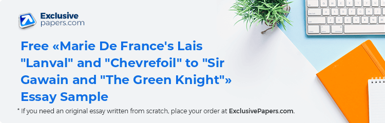 Free «Marie De France's Lais 