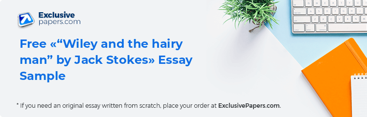 Free «“Wiley and the hairy man” by Jack Stokes» Essay Sample